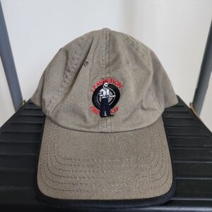 Beige Embroidered Hat